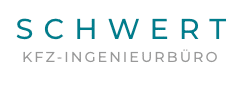 Schriftzug SCHWERT KFZ-Ingenierubüro